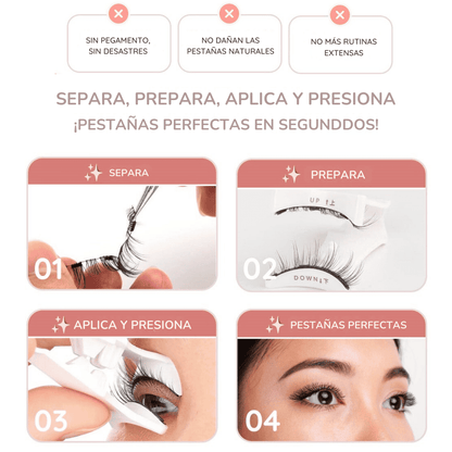 Pestañas Magnéticas Moderna® – ¡Compra 1 y Llévate 2 Pares!